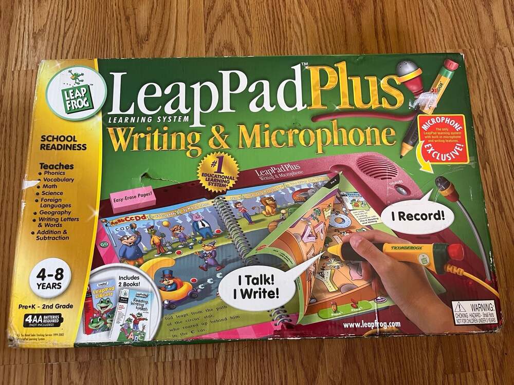 New Old Stock LeapFrog LeapPad Plus Writing & Microphone Learning System